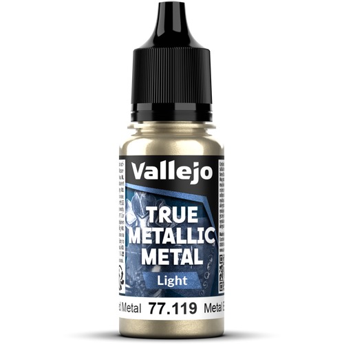 Vallejo: 77.119 - True Metallic Metal - Light - Aged Metal (18 ml)