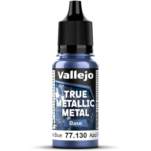 Vallejo: 77.130 - True Metallic Metal - Base - Ultramarine Blue (18 ml)