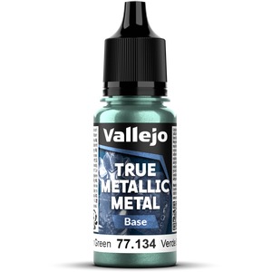 Vallejo: 77.134 - True Metallic Metal - Base - Dusken Green (18 ml)