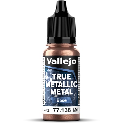 Vallejo: 77.138 - True Metallic Metal - Base - Rusty Metal (18 ml)