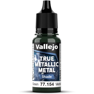 Vallejo: 77.154 - True Metallic Metal - Shade - Dusken Green (18 ml)