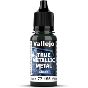 Vallejo: 77.155 - True Metallic Metal - Shade - Amber Green (18 ml)