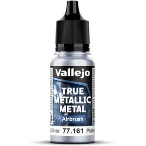 Vallejo: 77.161 - True Metallic Metal - Airbrush - Sterling Silver (18 ml)