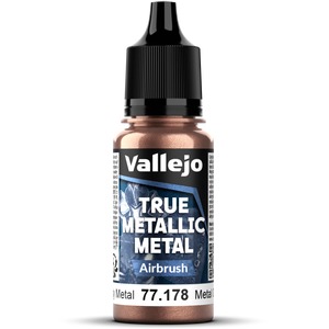 Vallejo: 77.178 - True Metallic Metal - Airbrush - Rusty Metal (18 ml)