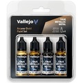 Vallejo: 77.268 - True Metallic Metal - Arcane Gold Paint Set (4)