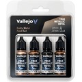 Vallejo: 77.269 - True Metallic Metal - Rusty Metal Paint Set (4)