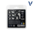 Vallejo: 77.270 - True Metallic Metal - Obsidian Black Paint Set (4)