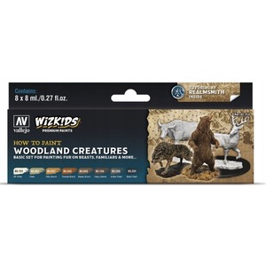 Vallejo: 80.254 - Wizkids - Woodland Creatures (8x8 ml)