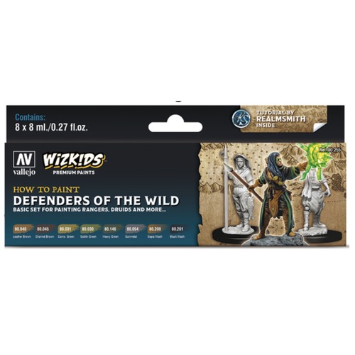 Vallejo: 80.255 - Wizkids - Defenders of the Wild (8x8 ml)