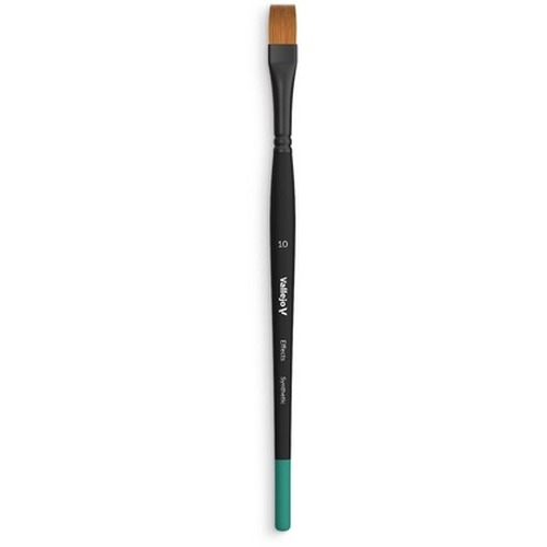 Vallejo: B04010 - Effects - Flat Rectangular Brush - Synthetic 10