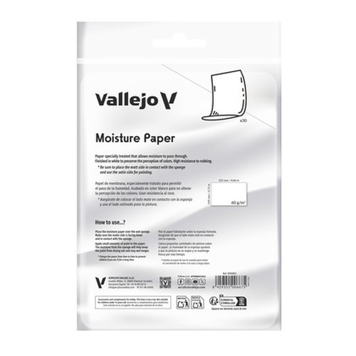 Vallejo: B90003 - Moisture Paper (30 szt.)