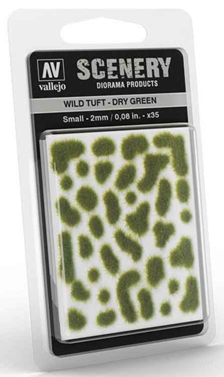 Vallejo: SC401 - Scenery - Wild Tuft - Dry Green (2 mm x 35)