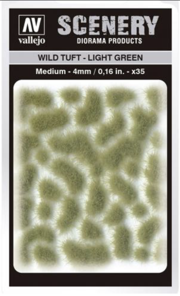 Vallejo: SC407 - Scenery - Wild Tuft - Light Green (4 mm x 35)