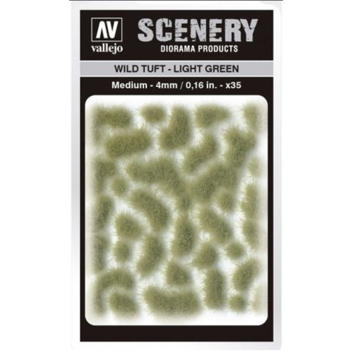 Vallejo: SC407 - Scenery - Wild Tuft - Light Green (4 mm x 35)