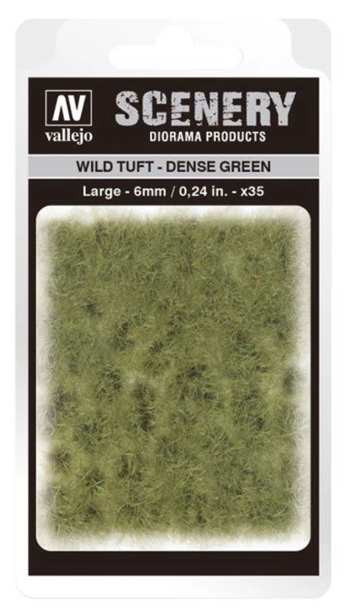 Vallejo: SC413 - Scenery - Wild Tuft - Dense Green (6 mm x 35)