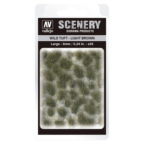 Vallejo: SC418 - Scenery - Wild Tuft - Light Brown (6 mm x 35)