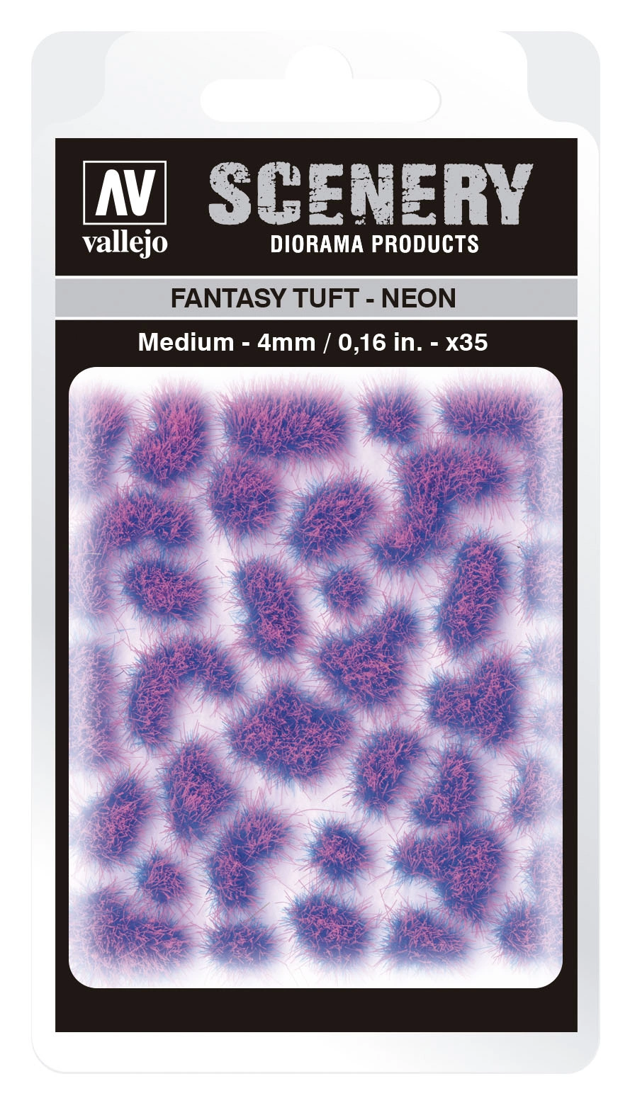 Vallejo: SC430 - Scenery - Fantasy Tuft - Neon (4 mm x 35)