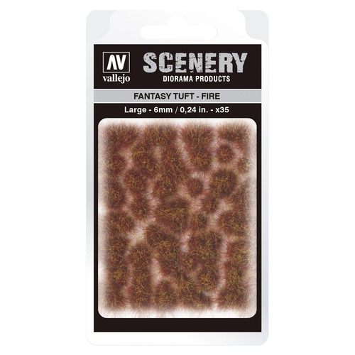 Vallejo: SC431 - Scenery - Fantasy Tuft - Fire (6 mm x 35)