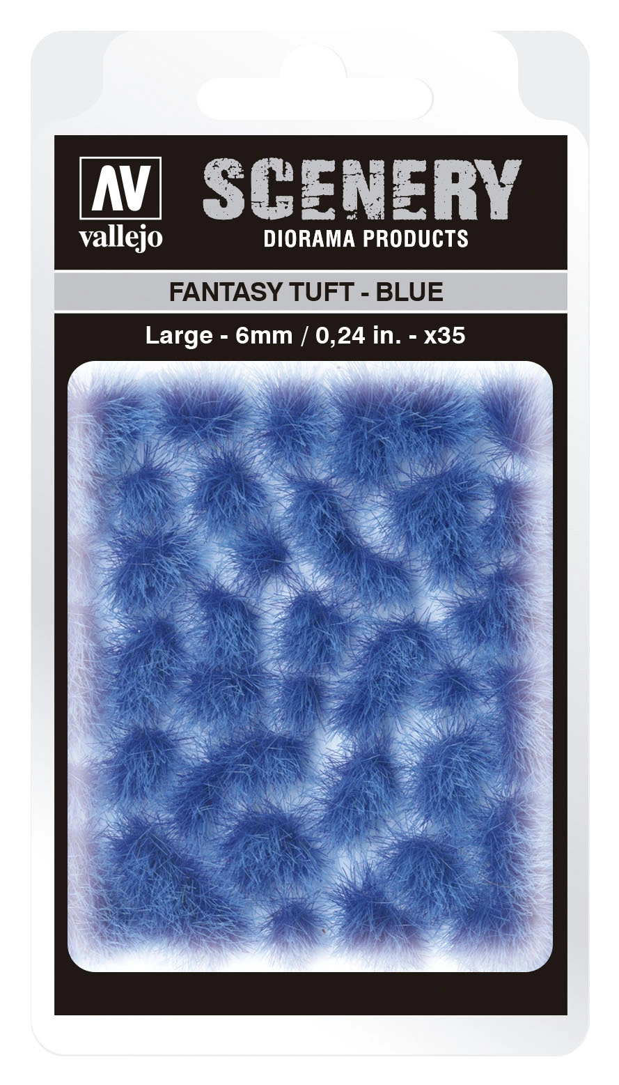 Vallejo: SC434 - Scenery - Fantasy Tuft - Blue (6 mm x 35)