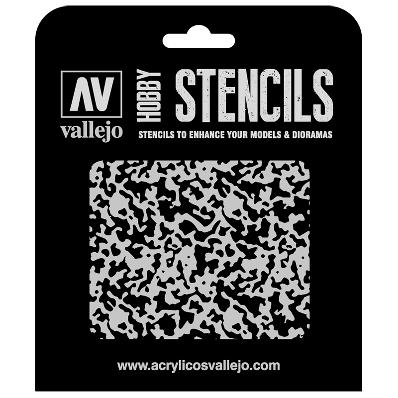 Vallejo: ST-AIR002 - Stencils - Weathered Paint 1/72