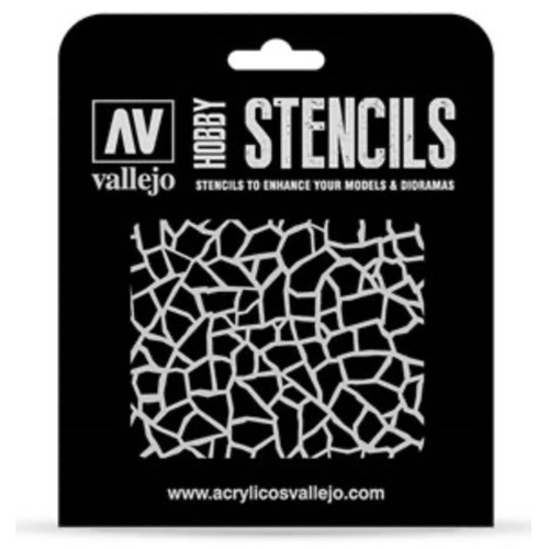 Vallejo: ST-CAM003 - Stencils - Giraffe Camo WWII