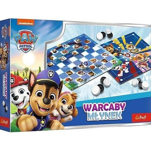 Warcaby i Młynek Paw Patrol TREFL