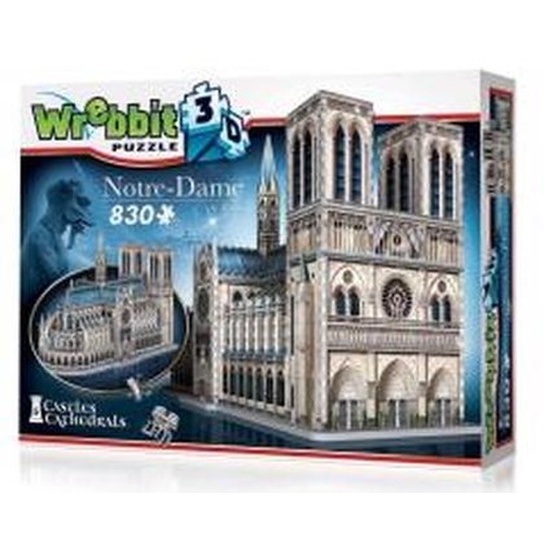 Wrebbit Puzzle 3D 830 el Notre Dame de Paris