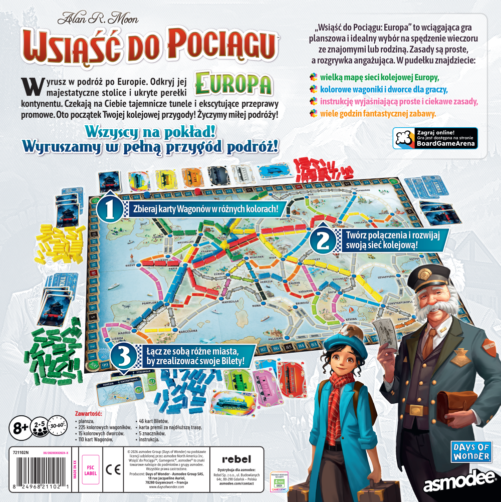 Wsiąść do Pociągu: Europa