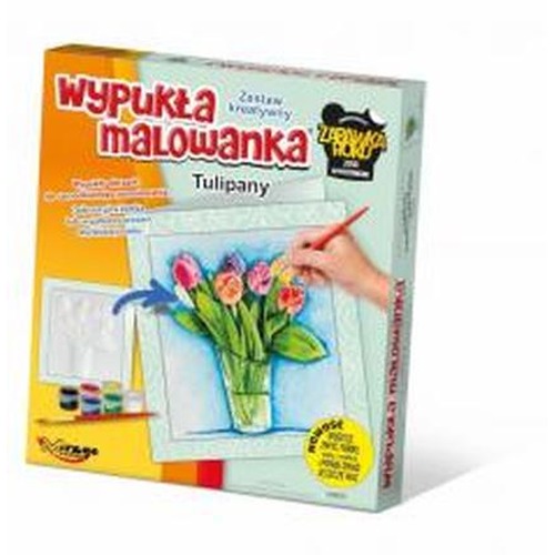 Wypukła Malowanka Kwiaty - Tulipany