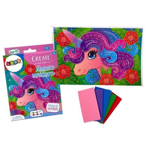 Zestaw DIY Kolorowa mozaika jednorożec