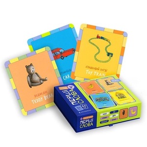 Zestaw kart. Kolekcja dziecka. Pierwsze słowa w.UA